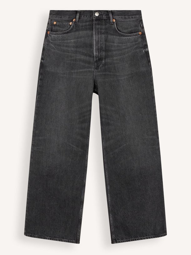 Ontdek de Rebecca high waist wide leg non-stretch jeans van Samsoe Samsoe in de kleur antraciet bij Orangebag. Op werkdagen voor 21:45 besteld, morgen in huis.