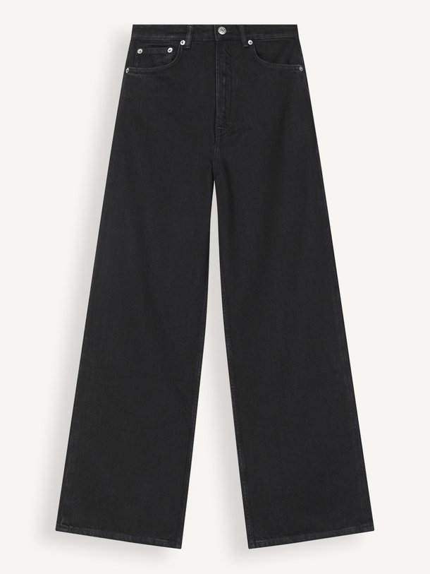 Ontdek de Rebecca high waist wide leg jeans van Samsoe Samsoe in de kleur Zwart bij Orangebag. Op werkdagen voor 21:45 besteld, morgen in huis.