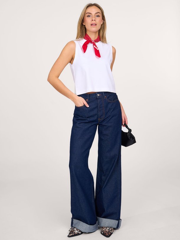 Ontdek de Yayoi high waist loose fit non-stretch jeans van Denham in de kleur donkerblauw bij Orangebag. Op werkdagen voor 21:45 besteld, morgen in huis.