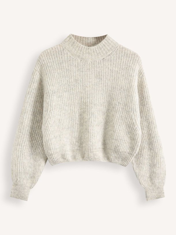 Ontdek de East alpacamix gemêleerde trui van American Vintage in de kleur lichtgrijs bij Orangebag. Op werkdagen voor 21:45 besteld, morgen in huis.