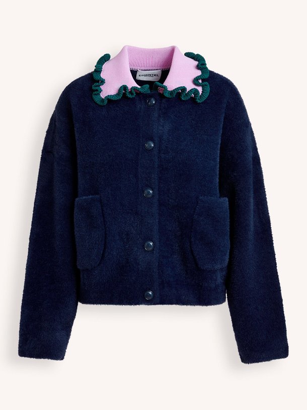 Ontdek de Jardener gebreid vest van Essentiel Antwerp in de kleur Donkerblauw bij Orangebag. Op werkdagen voor 21:45 besteld, morgen in huis.