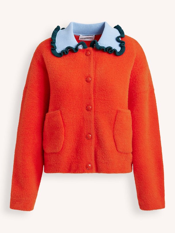 Ontdek de Jardener gebreid vest van Essentiel Antwerp in de kleur Oranje bij Orangebag. Op werkdagen voor 21:45 besteld, morgen in huis.