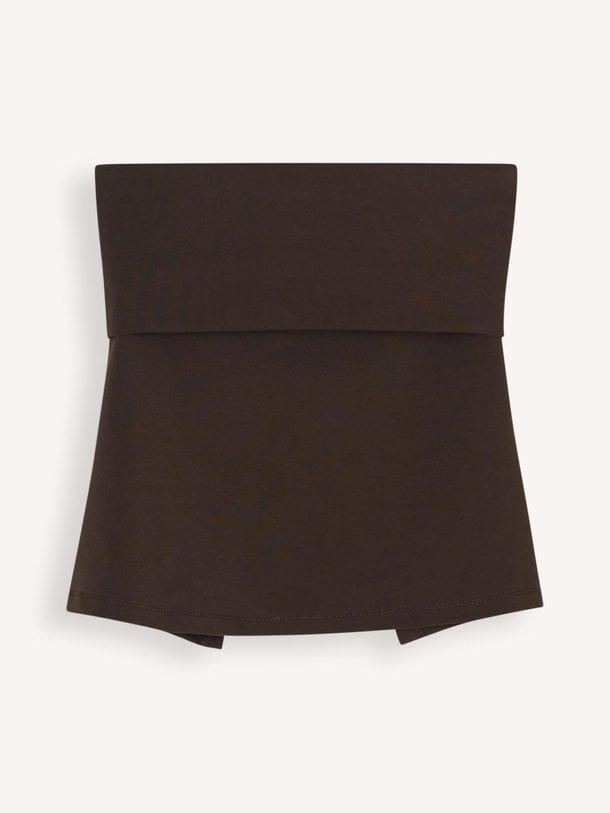 Ontdek de Katoenmix strapless top van Closed in de kleur Donkerbruin bij Orangebag. Op werkdagen voor 21:45 besteld, morgen in huis.