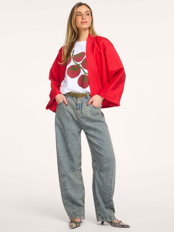 Ontdek de Hivan high waist barrel fit non-stretch jeans van Nathalie Vleeschouwer in de kleur Zand bij Orangebag. Op werkdagen voor 21:45 besteld, morgen in huis.