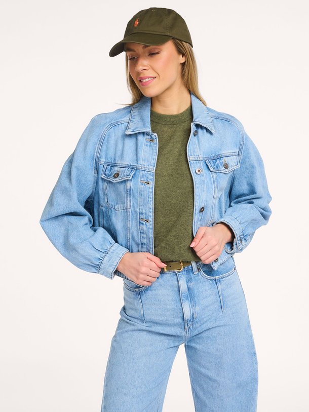 Ontdek de Marwick denim jack van Drykorn in de kleur Blauw bij Orangebag. Op werkdagen voor 21:45 besteld, morgen in huis.