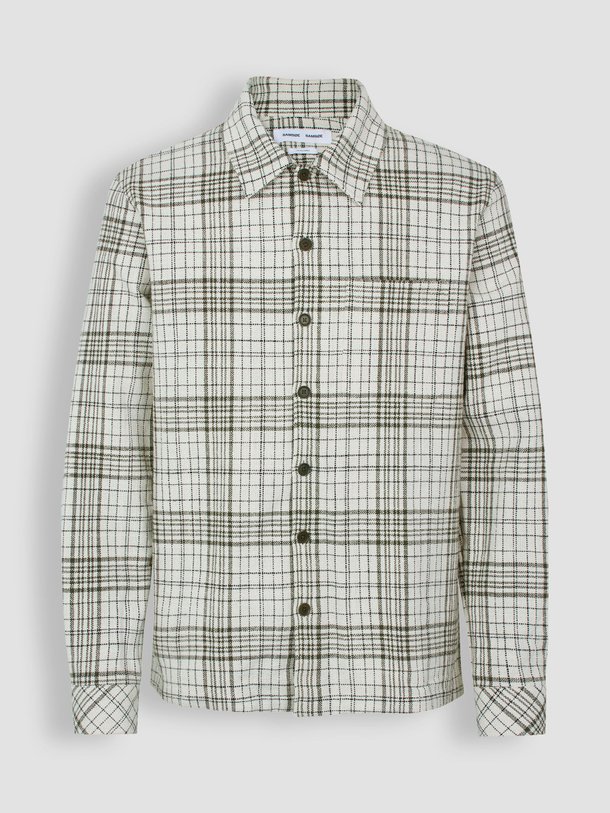 Ontdek de Taka katoenmix overshirt met geruit dessin van Samsoe Samsoe in de kleur olijfgroen bij Orangebag. Op werkdagen voor 21:45 besteld, morgen in huis.