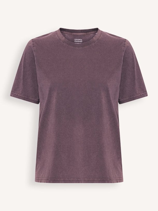 Colorful Standard Organic cotton T-shirt - Aubergine Ontdek de Organic cotton T-shirt van Colorful Standard in de kleur Aubergine bij Orangebag. Op werkdagen voor 21:45 besteld, morgen in huis.