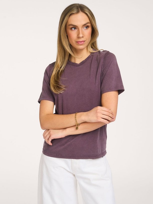 Colorful Standard Organic cotton T-shirt - Aubergine Ontdek de Organic cotton T-shirt van Colorful Standard in de kleur Aubergine bij Orangebag. Op werkdagen voor 21:45 besteld, morgen in huis.
