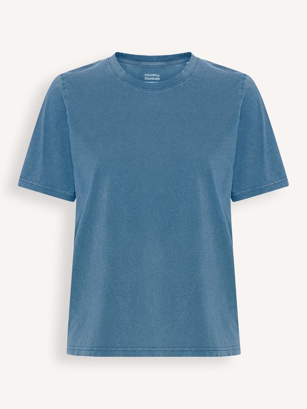 Colorful Standard Organic cotton T-shirt - Blauw Ontdek de Organic cotton T-shirt van Colorful Standard in de kleur Blauw bij Orangebag. Op werkdagen voor 21:45 besteld, morgen in huis.