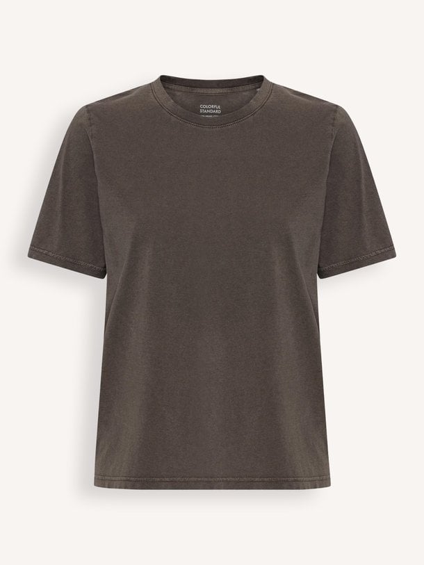 Colorful Standard Organic cotton T-shirt - Bruingrijs Ontdek de Organic cotton T-shirt van Colorful Standard in de kleur Bruingrijs bij Orangebag. Op werkdagen voor 21:45 besteld, morgen in huis.