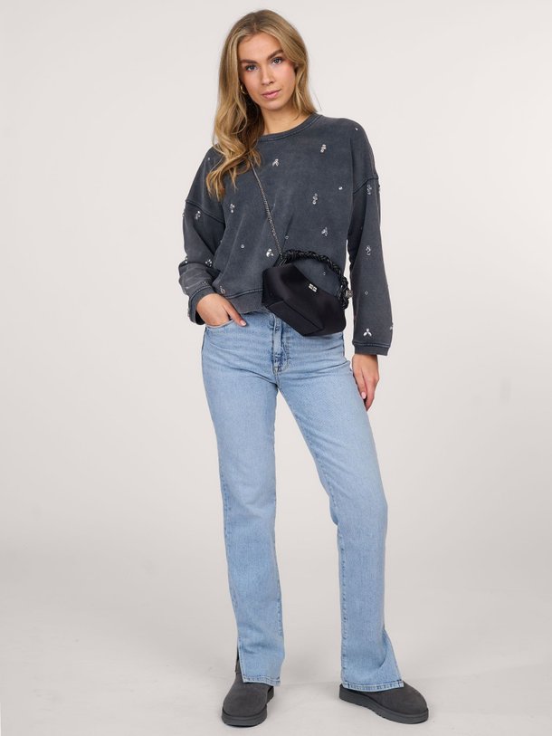 Ontdek de Fuse high waist straight fit jeans met split van Dante 6 in de kleur lichtblauw bij Orangebag. Op werkdagen voor 21:45 besteld, morgen in huis.