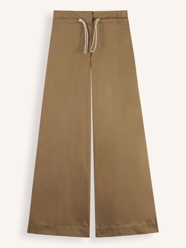 Ontdek de Garazi katoenen wide leg broek van Sessun in de kleur kaki bij Orangebag. Op werkdagen voor 21:45 besteld, morgen in huis.
