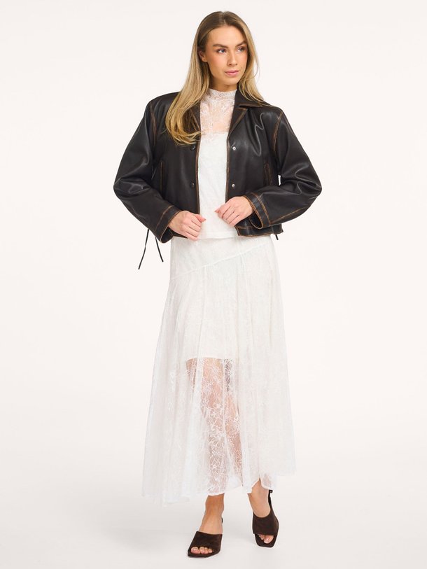 Ontdek de Lea geweven kanten maxi rok van Copenhagen Muse in de kleur Wit bij Orangebag. Op werkdagen voor 21:45 besteld, morgen in huis.