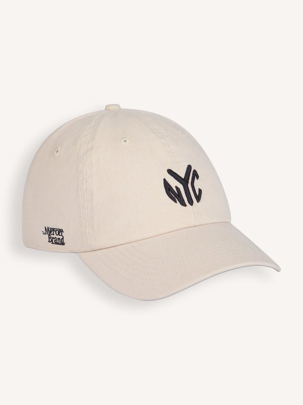 Ontdek de The Subway katoenen pet van Mercer Amsterdam in de kleur Off-white bij Orangebag. Op werkdagen voor 21:45 besteld, morgen in huis.