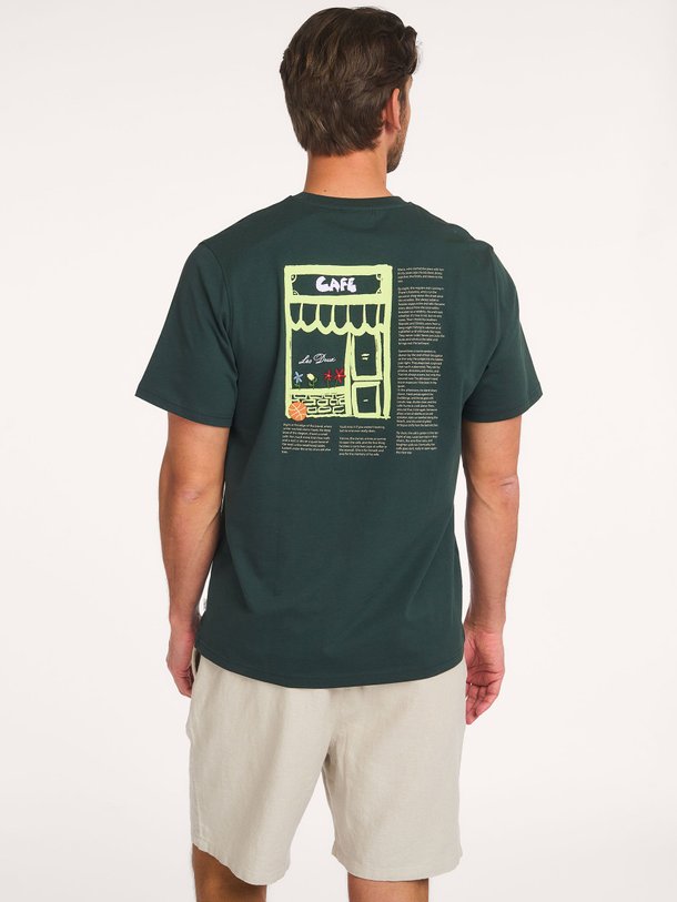 Ontdek de Organic cotton T-shirt met print van Les Deux bij Orangebag. Op werkdagen voor 21:45 besteld, morgen in huis.