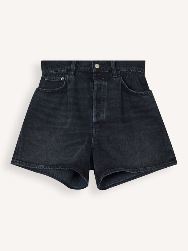 Ontdek de Lyonne high waist denim short van Agolde in de kleur Zwart bij Orangebag. Op werkdagen voor 21:45 besteld, morgen in huis.
