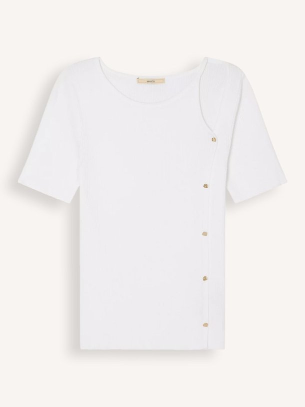 Ontdek de Claro katoenen rib overslagtop van Sessun in de kleur wit bij Orangebag. Op werkdagen voor 21:45 besteld, morgen in huis.