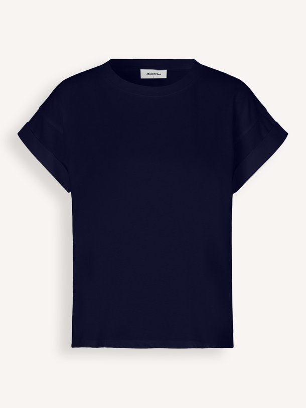 Modstrom Brazil organic cotton T-shirt - Donkerblauw Ontdek de Brazil organic cotton T-shirt van Modstrom in de kleur Donkerblauw bij Orangebag. Op werkdagen voor 21:45 besteld, morgen in huis.