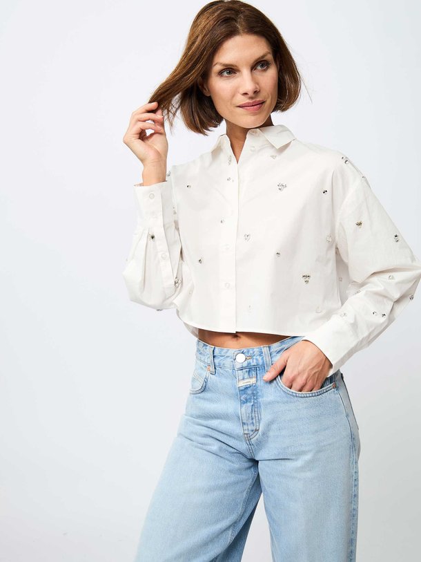 Ontdek de Calli katoenen blouse van Second Female in de kleur wit bij Orangebag. Op werkdagen voor 21:45 besteld, morgen in huis.