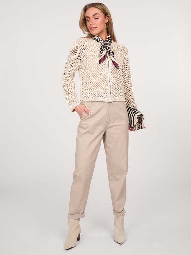 Ontdek de Katoenmix broek van Yaya in de kleur beige bij Orangebag. Op werkdagen voor 21:45 besteld, morgen in huis.