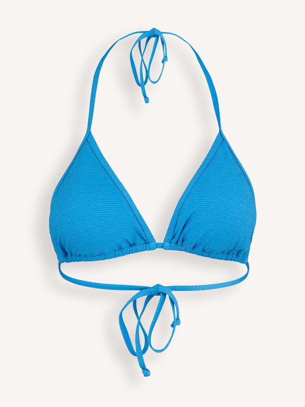 Ontdek de Shobi Bel padded bikinitop van Becksondergaard in de kleur blauw bij Orangebag. Op werkdagen voor 21:45 besteld, morgen in huis.