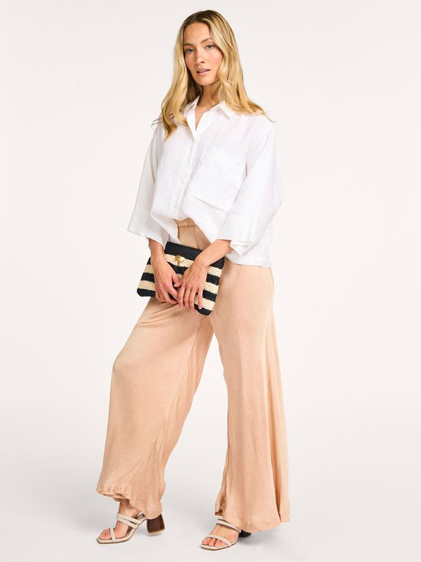 Ontdek de Simo katoenen palazzo van Mes Demoiselles in de kleur oud roze bij Orangebag. Op werkdagen voor 21:45 besteld, morgen in huis.