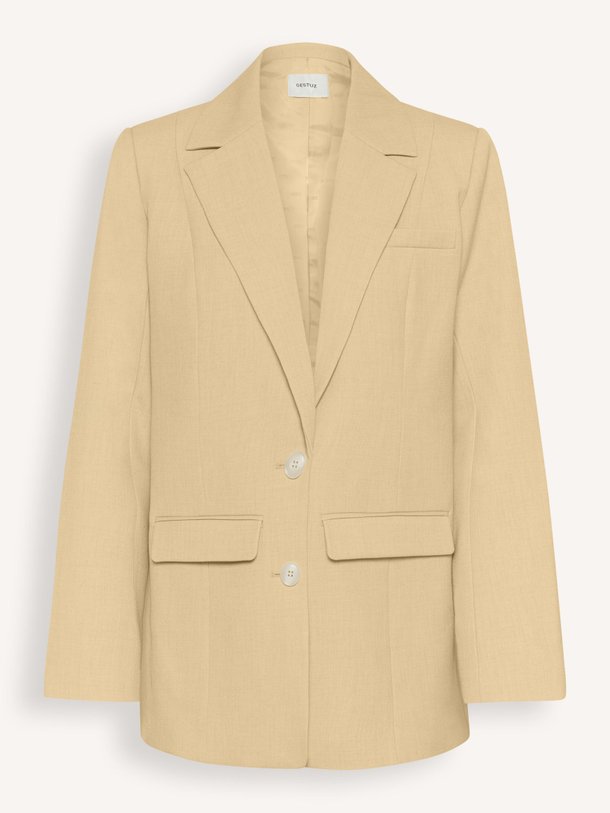 Ontdek de Stacy viscosemix blazer van Gestuz in de kleur Geel bij Orangebag. Op werkdagen voor 21:45 besteld, morgen in huis.