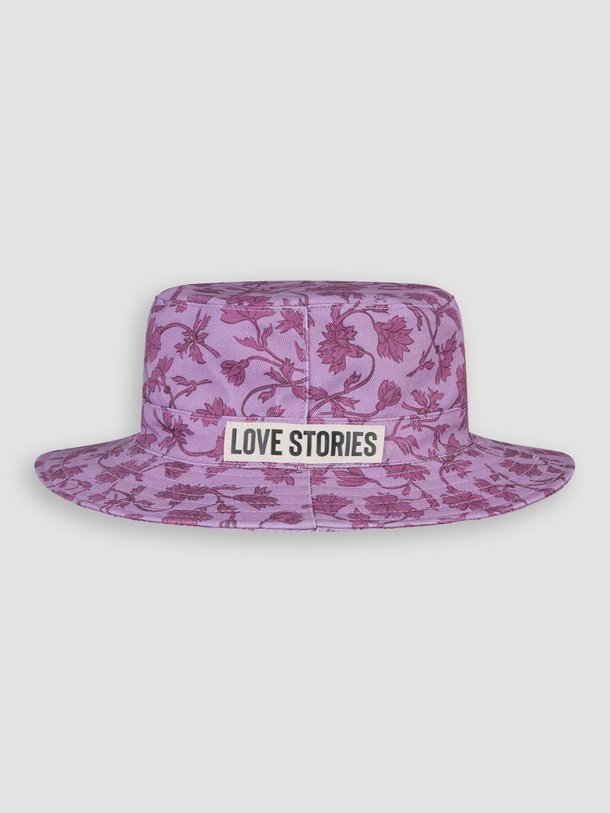 Ontdek de Katoenen bucket hat met print van Love Stories in de kleur lila bij Orangebag. Op werkdagen voor 21:45 besteld, morgen in huis.