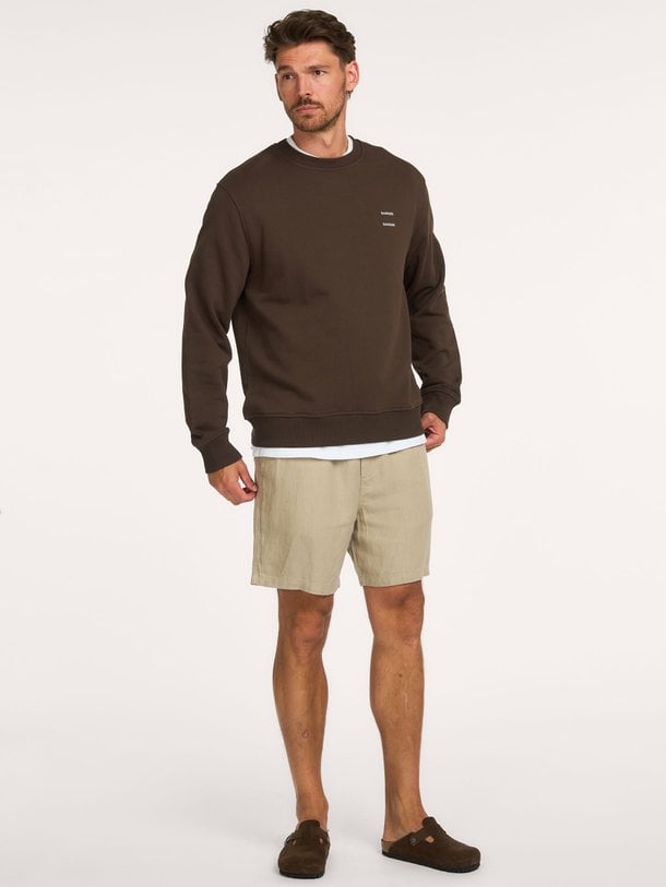 Ontdek de JOEL CREW NECK 11414 van Samsoe Samsoe bij Orangebag. Op werkdagen voor 21:45 besteld, morgen in huis.