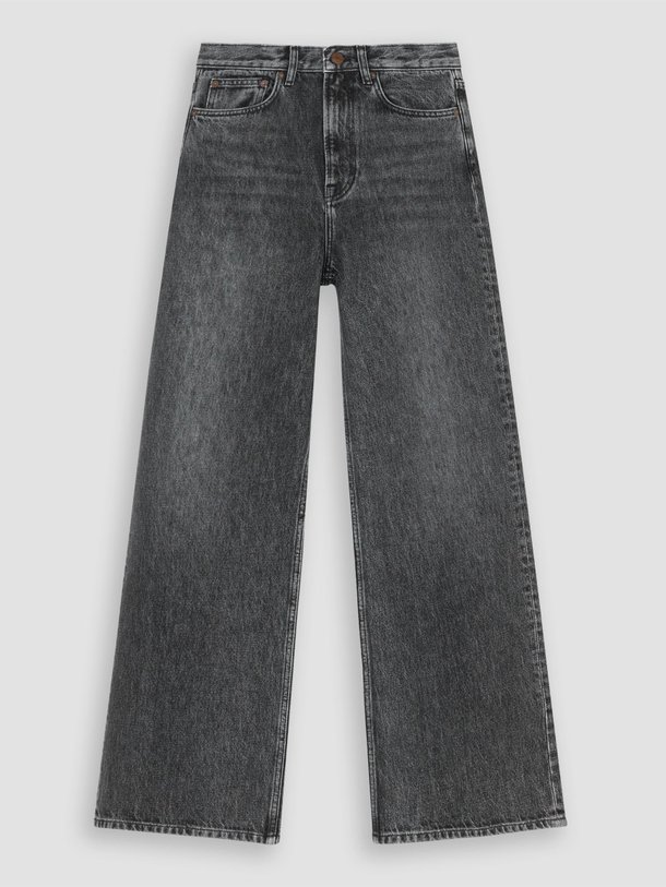 Samsoe Samsoe Rebecca - High Waist Denim Palazzo - Donkergrijs Ontdek de Rebecca high waist denim palazzo van Samsoe Samsoe in de kleur donkergrijs bij Orangebag. Op werkdagen voor 21:45 besteld, morgen in huis.