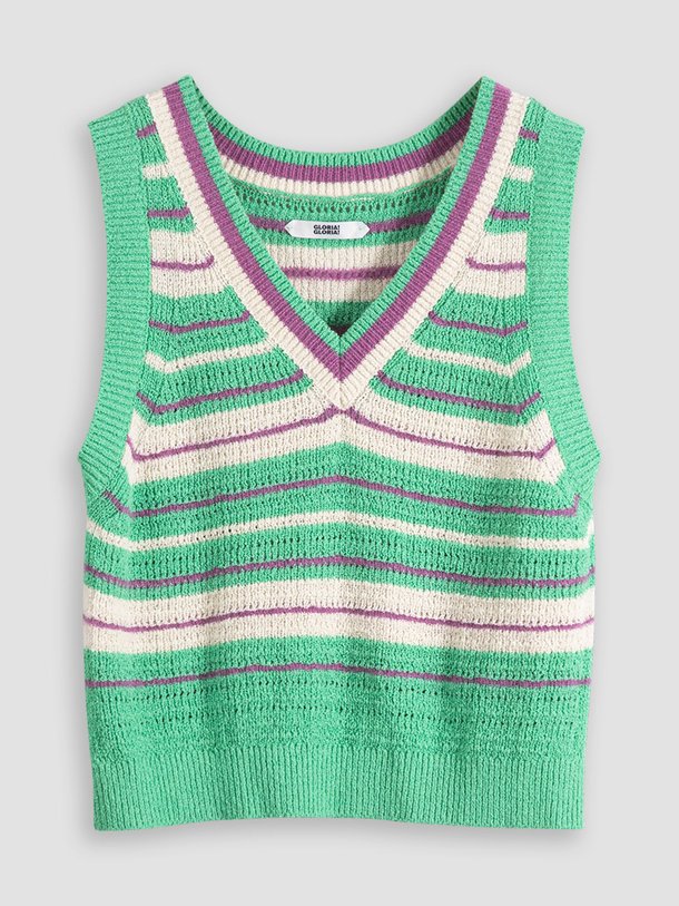Gloria! Gloria! Wonder - Organic Cottonmix Gebreide Top - Groen Ontdek de Wonder organic cottonmix gebreide top van Gloria. Gloria. in de kleur groen bij Orangebag. Op werkdagen voor 21:45 besteld, morgen in huis.