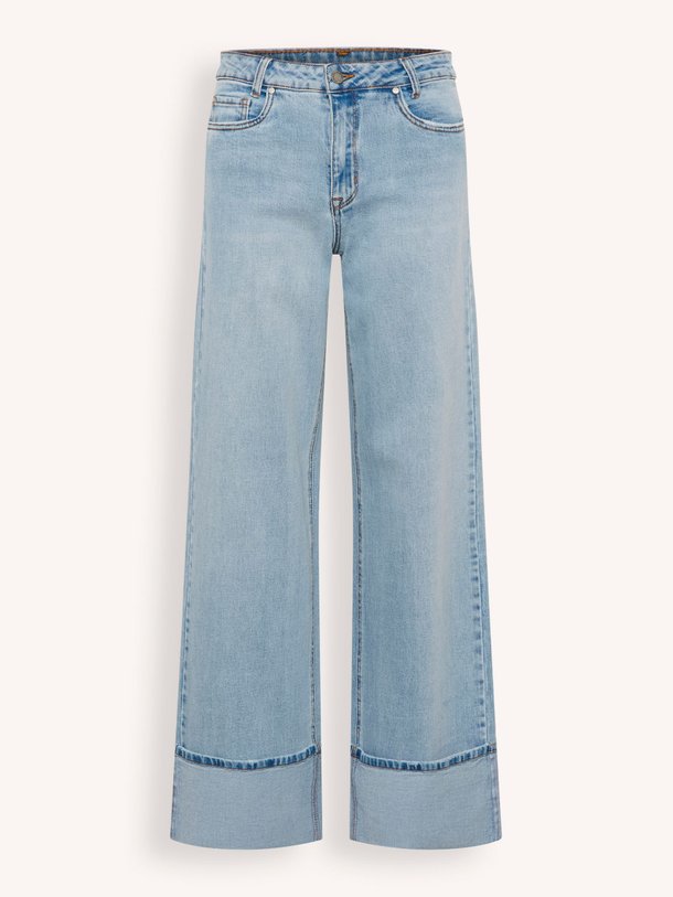 Ontdek de Ikan high waist wide leg stretch jeans van My Essential Wardrobe in de kleur Blauw bij Orangebag. Op werkdagen voor 21:45 besteld, morgen in huis.