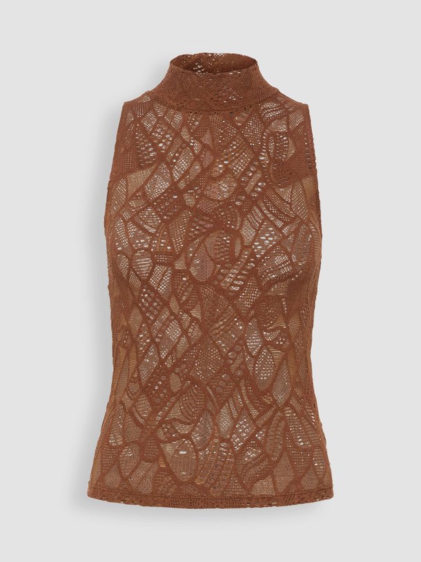 Ontdek de Hilma kanten top van Gestuz in de kleur bruin bij Orangebag. Op werkdagen voor 21:45 besteld, morgen in huis.