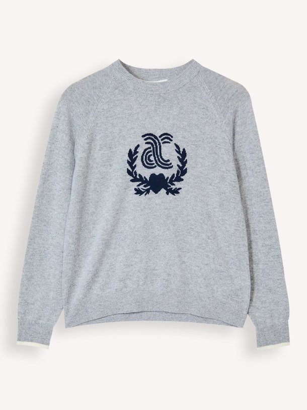 Ontdek de Hailey cashmere trui met dessin van Absolut Cashmere in de kleur Grijs bij Orangebag. Op werkdagen voor 21:45 besteld, morgen in huis.