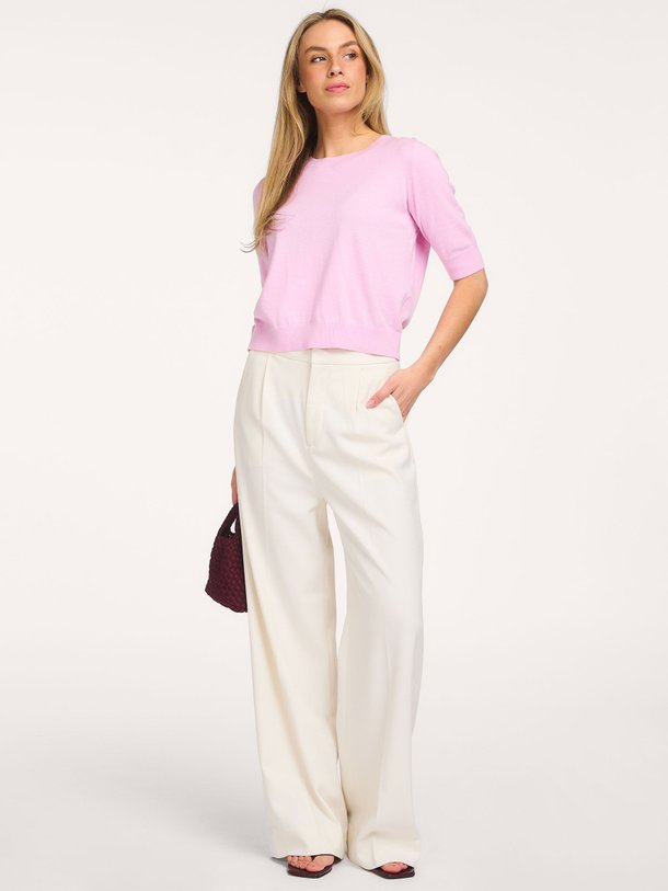 Ontdek de Katoen/zijdemix top van No Man's Land in de kleur Roze bij Orangebag. Op werkdagen voor 21:45 besteld, morgen in huis.