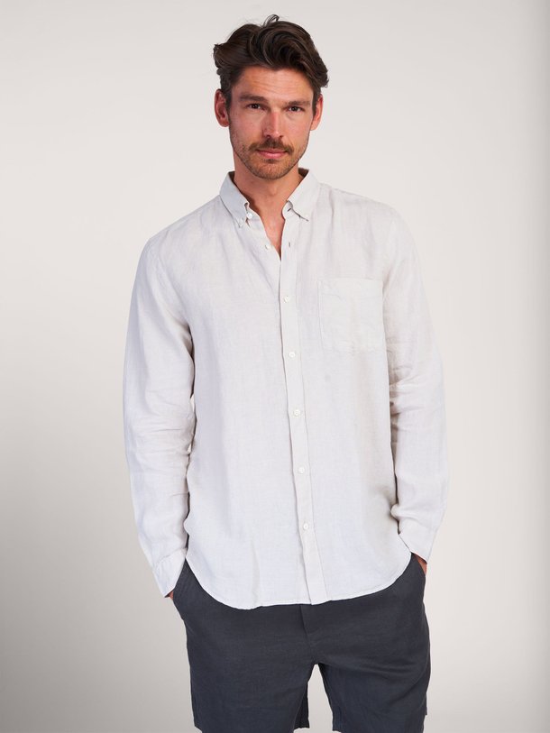 Ontdek de Linnen overhemd van Closed in de kleur beige bij Orangebag. Op werkdagen voor 21:45 besteld, morgen in huis.