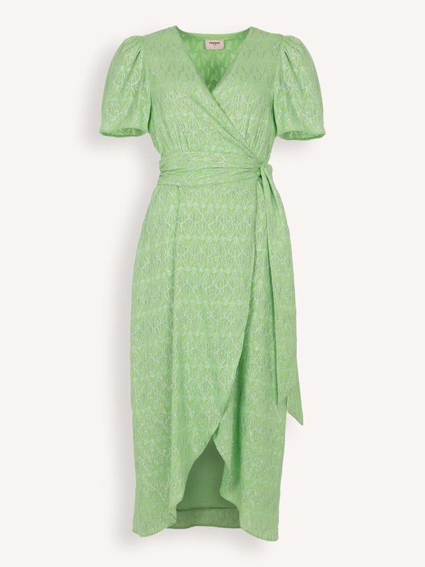 Ontdek de Blossom katoenmix overslag jurk met dessin van Freebird in de kleur groen bij Orangebag. Op werkdagen voor 21:45 besteld, morgen in huis.