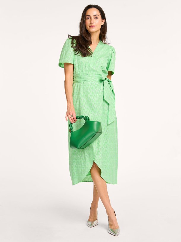 Ontdek de Blossom katoenmix overslag jurk met dessin van Freebird in de kleur groen bij Orangebag. Op werkdagen voor 21:45 besteld, morgen in huis.