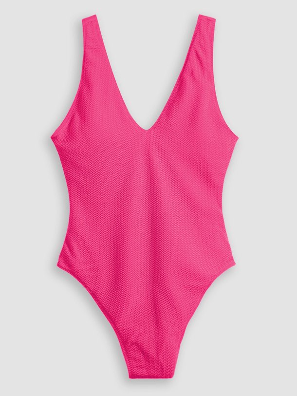 Ontdek de Sea Dive Deep V Neck One Piece van Seafolly in de kleur fuchsia bij Orangebag. Op werkdagen voor 21:45 besteld, morgen in huis.