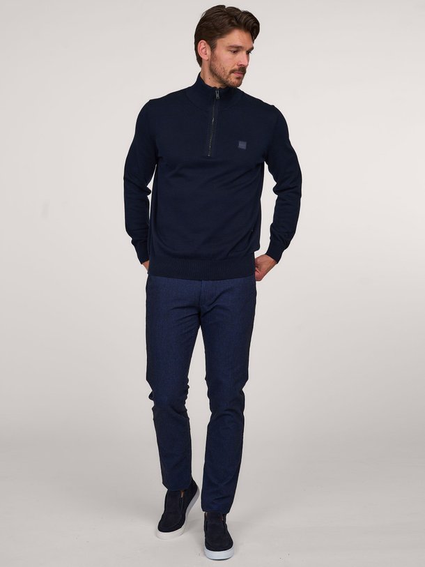 Ontdek de Ajend viscosemix pantalon van Drykorn in de kleur donkerblauw bij Orangebag. Op werkdagen voor 21:45 besteld, morgen in huis.