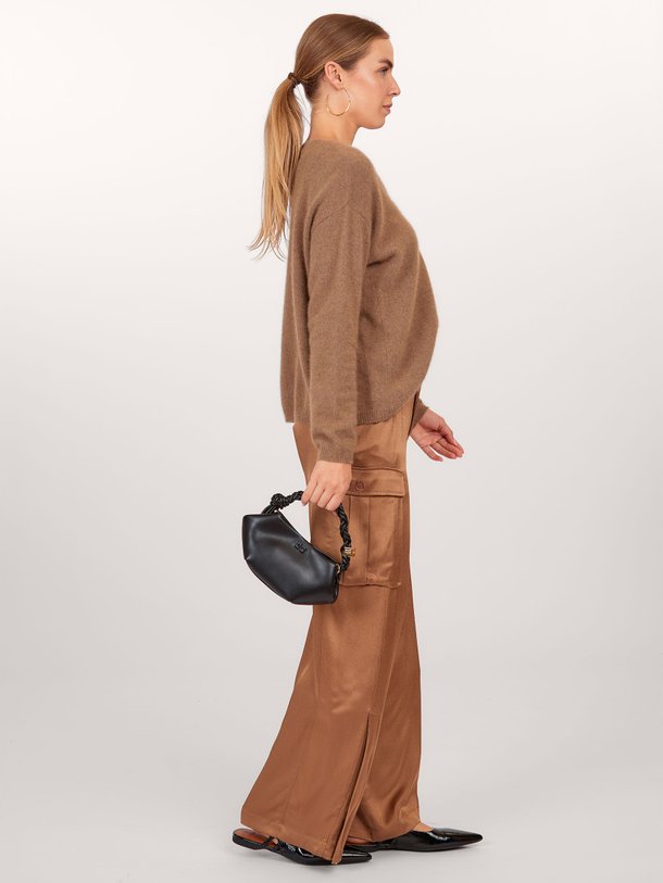 Ontdek de Zijdemix broek van Semicouture in de kleur brons bij Orangebag. Op werkdagen voor 21:45 besteld, morgen in huis.