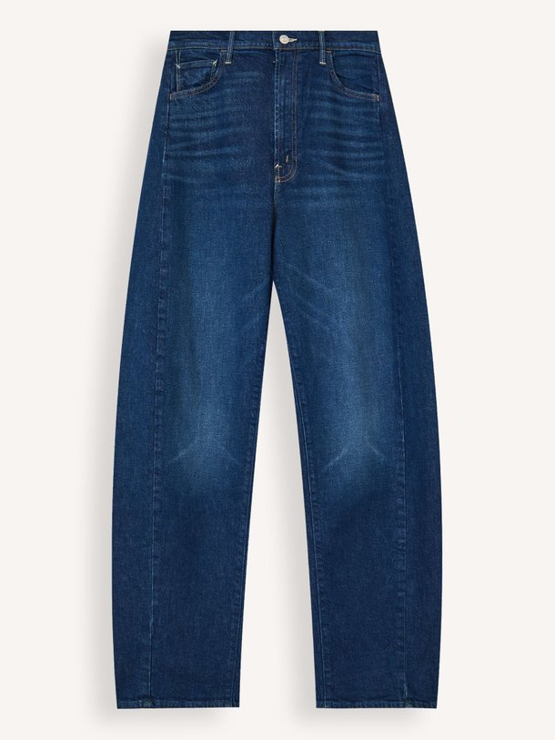 Ontdek de Skimp mid waist barrel fit jeans van Mother in de kleur Donkerblauw bij Orangebag. Op werkdagen voor 21:45 besteld, morgen in huis.