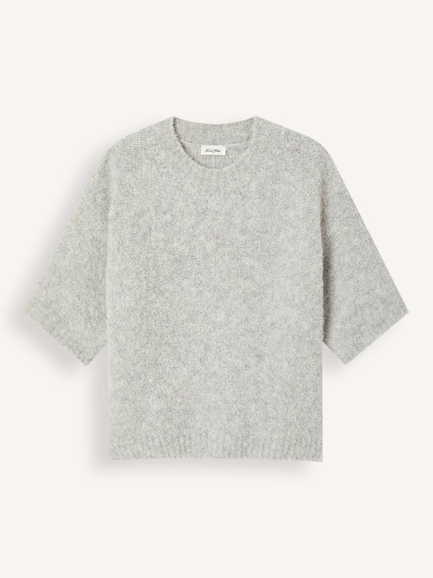 Ontdek de Zolly wolmix gemêleerde trui van American Vintage in de kleur Grijs bij Orangebag. Op werkdagen voor 21:45 besteld, morgen in huis.