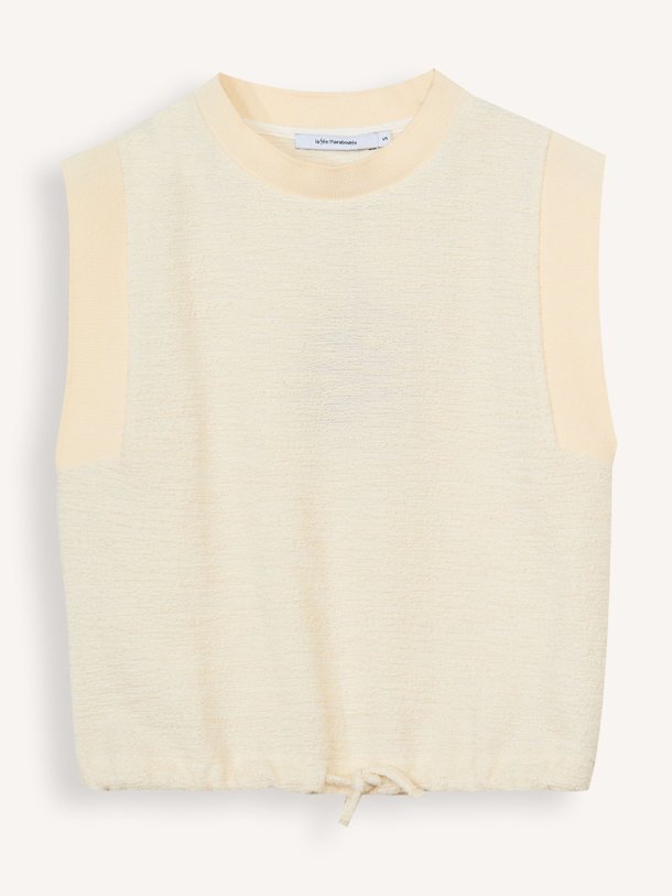 Ontdek de Fabian katoenmix bouclé top van La Fee Maraboutee in de kleur Ecru bij Orangebag. Op werkdagen voor 21:45 besteld, morgen in huis.