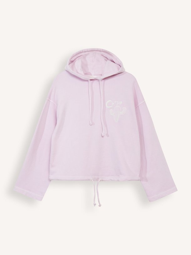 Ontdek de Organic cotton hoodie met borduursel van Closed in de kleur lichtroze bij Orangebag. Op werkdagen voor 21:45 besteld, morgen in huis.