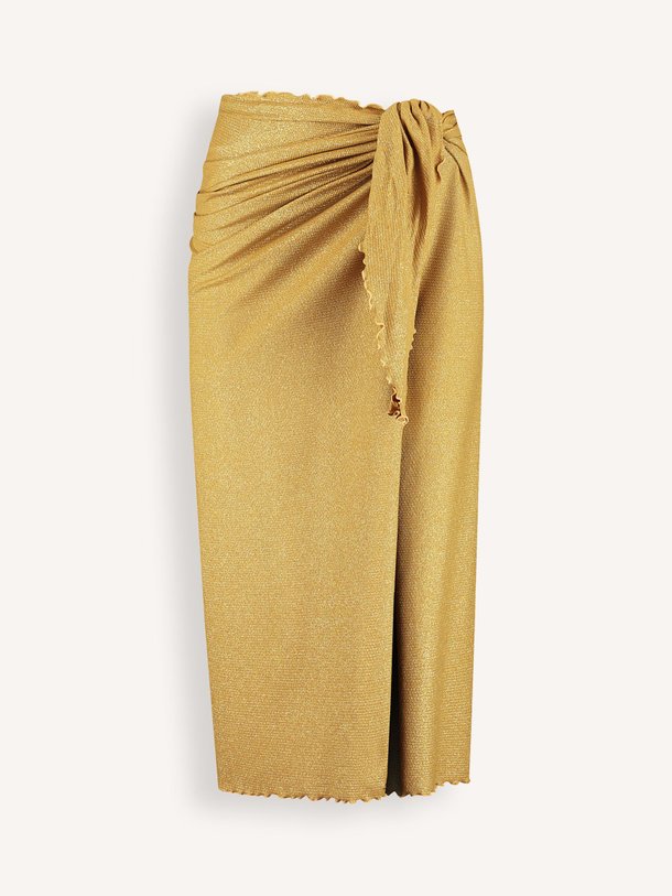 Ontdek de Golden Hour jersey pareo van Cyell in de kleur Goudkleur bij Orangebag. Op werkdagen voor 21:45 besteld, morgen in huis.