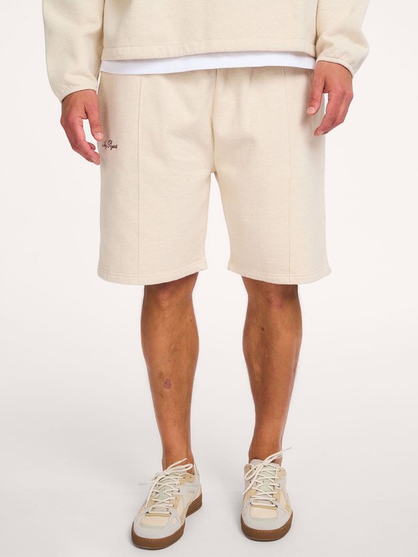 Ontdek de Katoenen gemêleerde short van Ange Projects in de kleur Zand bij Orangebag. Op werkdagen voor 21:45 besteld, morgen in huis.