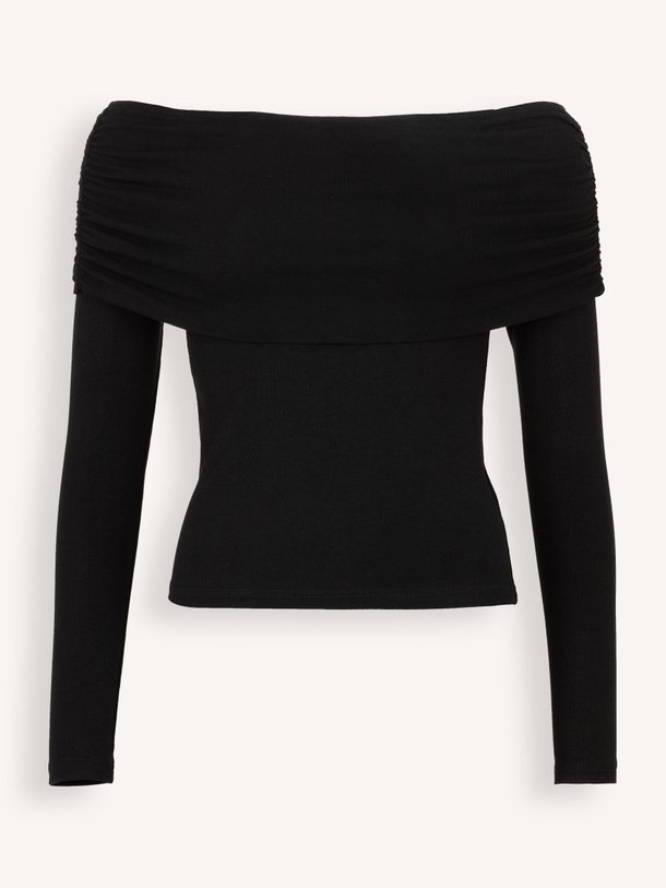 Ontdek de Tokyo viscosemix off shoulder top van Freebird in de kleur zwart bij Orangebag. Op werkdagen voor 21:45 besteld, morgen in huis.