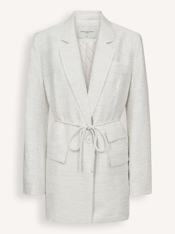 Ontdek de Brie viscosemix seersucker blazer van Copenhagen Muse in de kleur off-white bij Orangebag. Op werkdagen voor 21:45 besteld, morgen in huis.