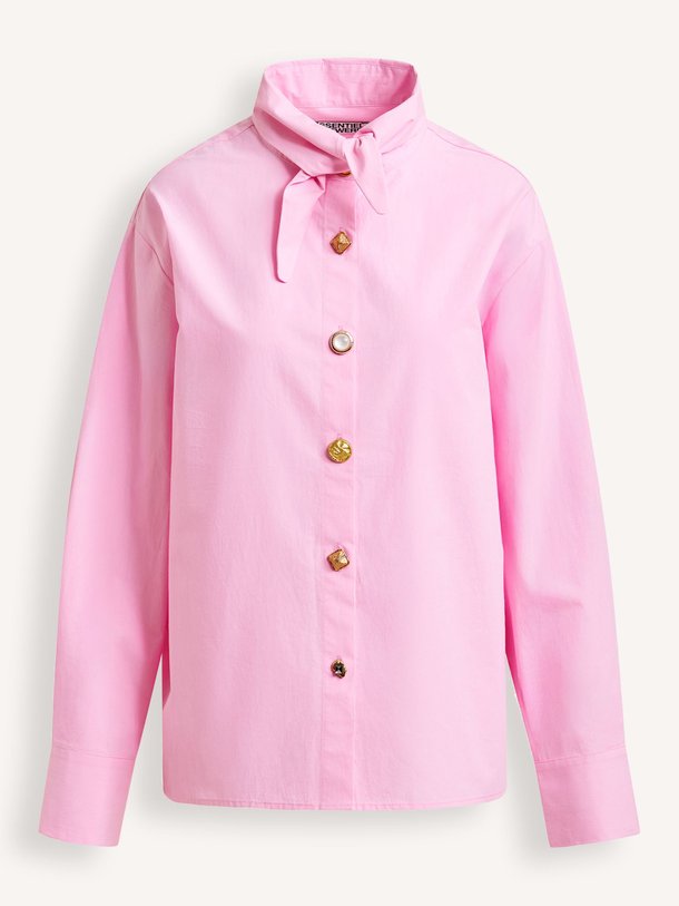 Ontdek de Jomato katoenen blouse van Essentiel Antwerp in de kleur Roze bij Orangebag. Op werkdagen voor 21:45 besteld, morgen in huis.